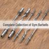 Electroplated Carbon Steel Curl Barbell Bar