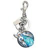 Rhinestones Ladybugs Keychain Portable Alloy Construction Multipurpose Travel Accessory
