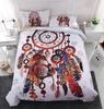Single Double Bohemian Feather Duvet Cover Wiht Pillow Cases King Size Dream Catcher Bedding Sets Comforter Cover Set Boho 3D