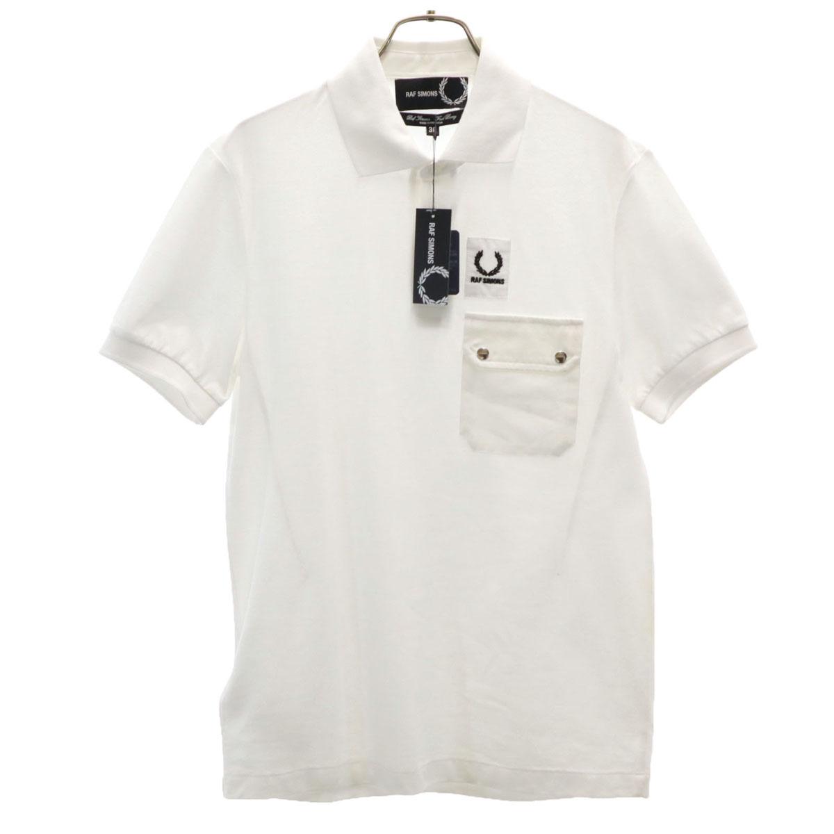 

RAF SIMONS Неиспользованный коллаборация FRED PERRY сделано в Португалии Футболка поло с коротким рукавом Мужская Б/у