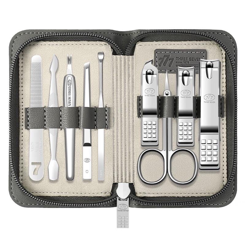 777 THREE SEVEN 9-Piece Manicure Set