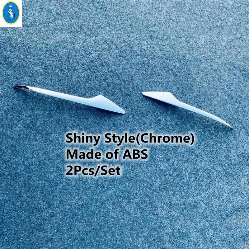 ABS Door Rearview Mirror Anti-rub Guard Stripes Rear Bumper Decor Cover Trim For Toyota Yaris   Car Chrome Accessories