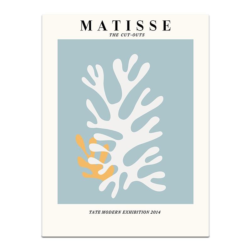 Henri Matisse Poster Flower Canvas Painting Art Nordic Leaf Posters Prints Wall Pictures for Living Room Home Decor Unframed