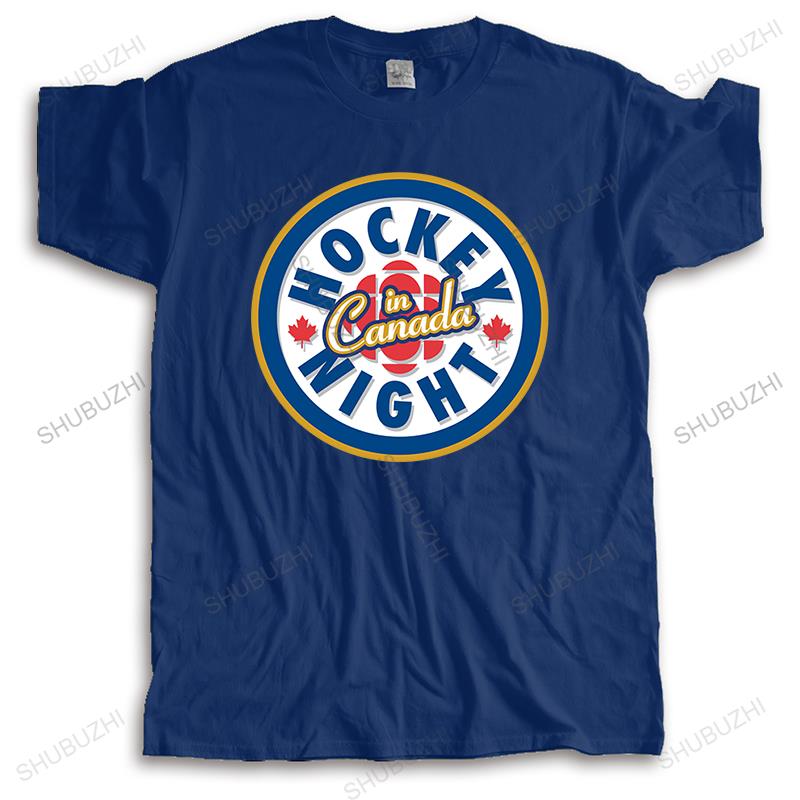 Male streetwear T-shirt Cotton T shirt Men Crew Neck Tops Best Tragically Hip Hockey Night In Canada Bigger Size Homme T-shirt