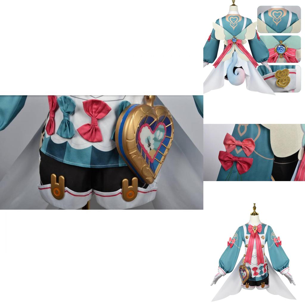 Original Sin- Higewen Cosplay Anime Game Costume Set Soft Fabric 2023 Summer Xs-xxxl