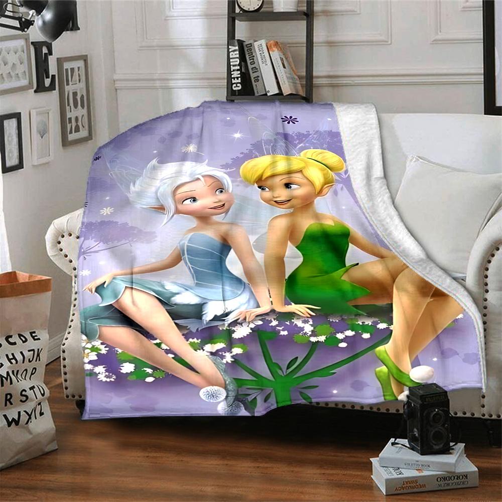 1pc Forest Fairy Flannel Blanket,Ultra Soft Warm Plush Throw for Home Bedroom Bed Sofa Cover Camping Picnic Gift Y7241