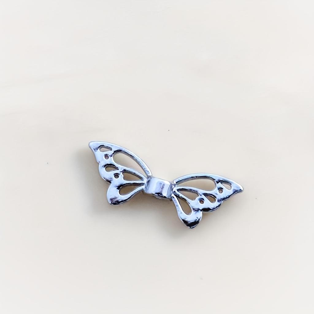 20pcs Butterfly Wings Elf Wings Beads Spacer Beads Jewelry Making Accessories DIY Handicrafts