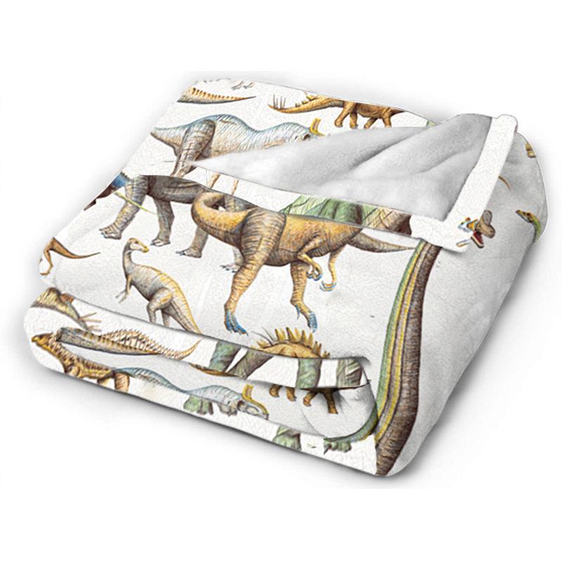 

Стильное и простое фланелевое одеяло, утолщенное цифровое печатное подарочное одеяло 80*100