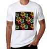 Hibiscus on brown TShirt Casual Loose Daily Wear TShirt