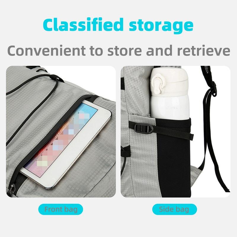 Foldable Backpack, Waterproof Mountaineering Bag, Casual Outdoor Large Capacity Travel Backpack