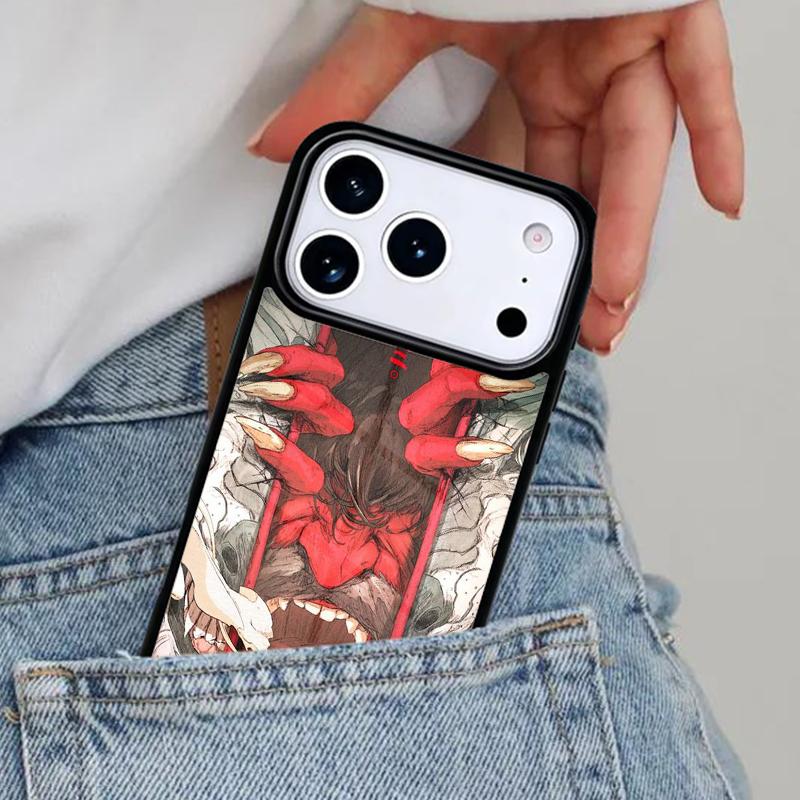 Samurai Demon Phone Case for iPhone 17ProMax 12 13 14 15 16e 17 Pro Max Plus Air Cover