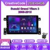 Android Car-Play Car Radio For Suzuki Grand Vitara 3 2005 - 2015 Multimedia Player Head Unit Stereo GPS Navigation BT WIFI,2+64GB