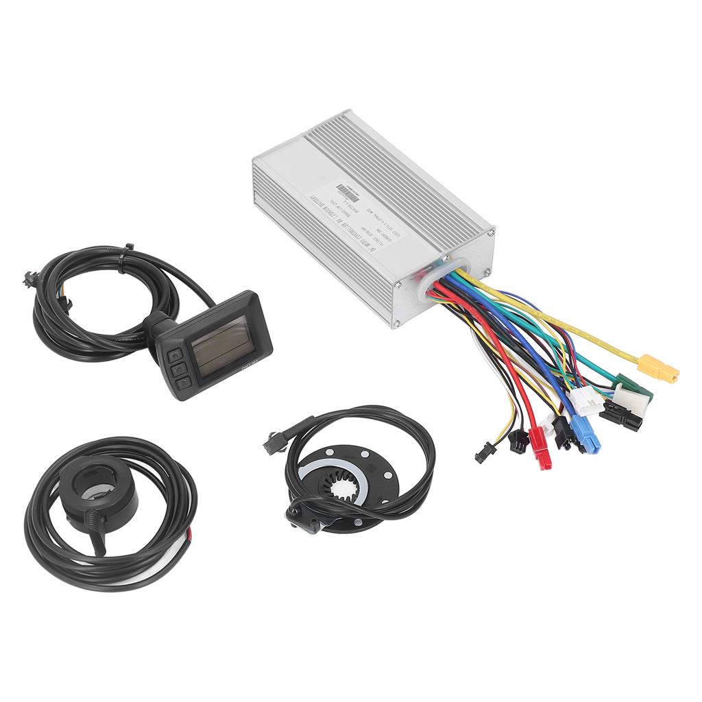 Elektrofahrrad Umbausatz 36V 48V 1000W 30A Bürstenloser Motorcontroller M3 Display Daumengas
