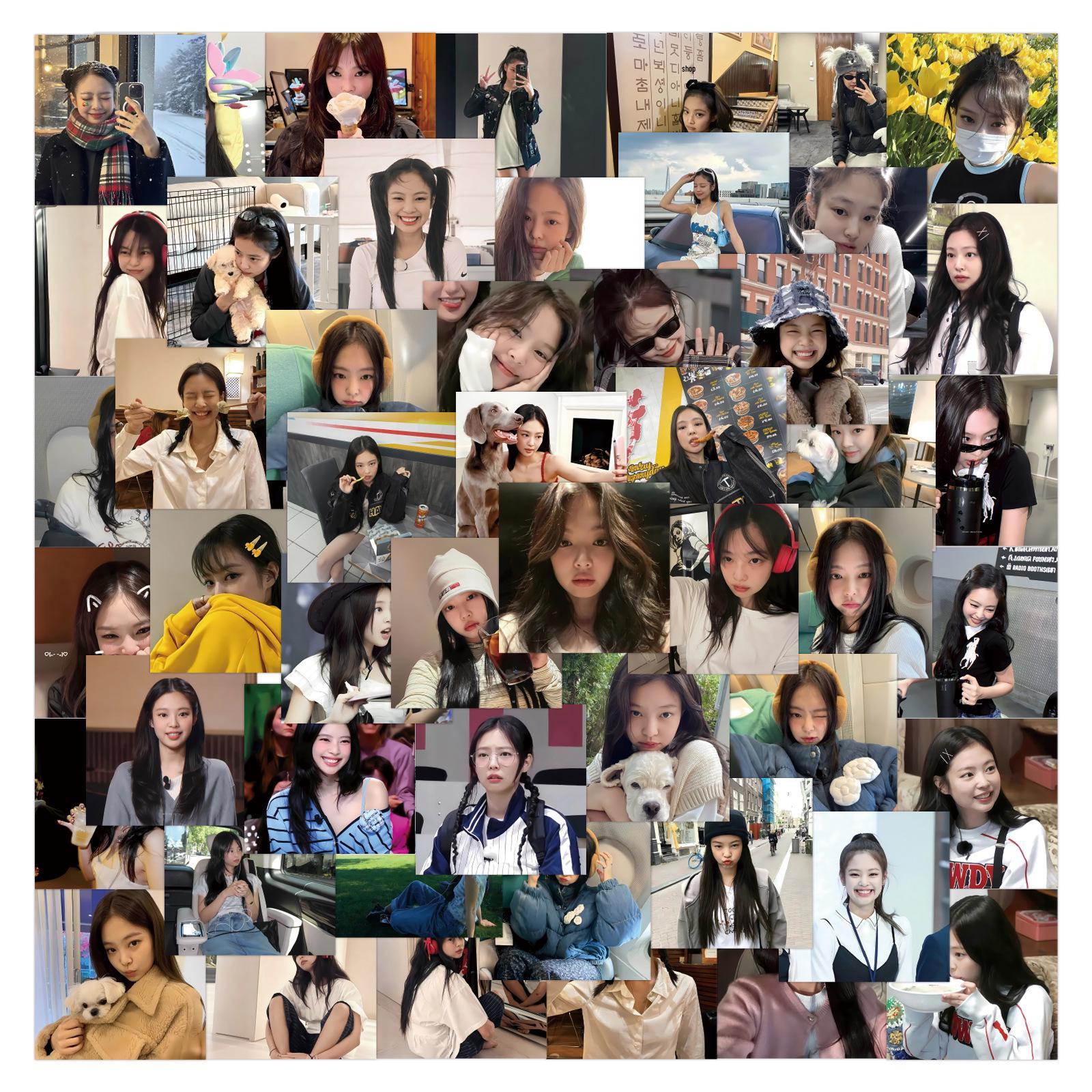 80 Korean Gugu Blankpink Jennie Kim & Ji-soo Stickers: Star Merchandise Collection