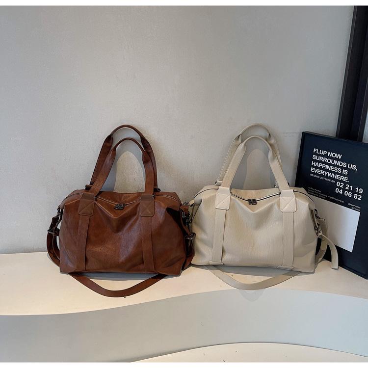 Autumn/Winter Large Capacity Solid Color Versatile Crossbody Travel Bag