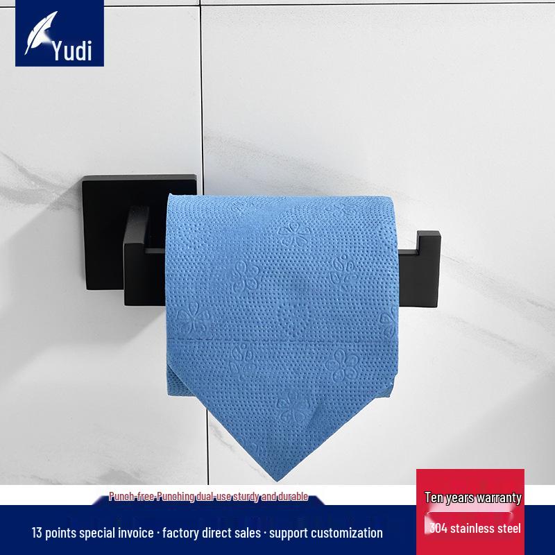 Stainless Steel Bathroom Accessory Set: Towel Bar, Hotel Bath Rack & Toilet Towel Holder