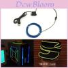Fio de LED Neon Vibrante Fio El Elástico Corda Para Decorações de Festa Deslumbrantes