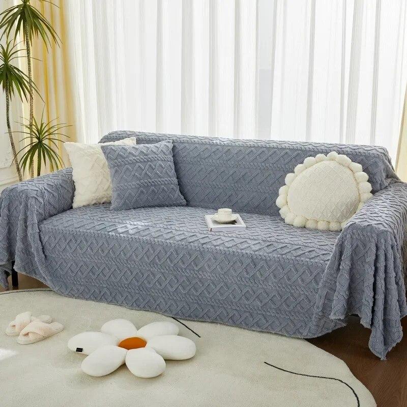 Big Plush Sofa Towel Soft Full Throw Blanket Full Deck Chair Sofa Protective Case Living Room Bedding Couch Cushion Sofa Cover
