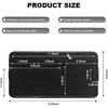 Car Sun Visor Organizer, Leather Sun Visor Pocket Organizer Case With Multi-Pocket Net Zipper, Suede Note Holder Car Visor Storage Pouch For Card Pen