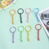 Key Rings with Chains and Lobster Clasps for Handmade DIY Jewelry Colorful Keychains for Girls Bag Charms Accessories Gifts