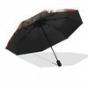 1pc Floral Cat Portrait Umbrella with Plastic Handle,Suitable for All Seasons Home Travel Outdoor UmbrellaDD201