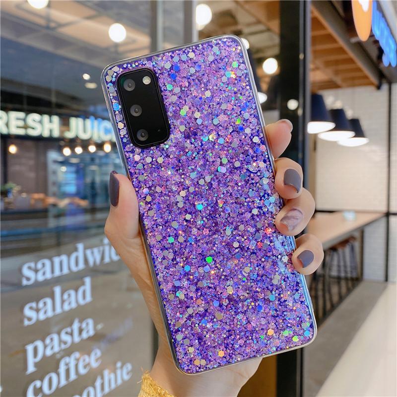 Samsung S11FE Mobile Phone Case Sequin Glitter S11/11A11/A11 Epoxy S11ultra Anti-drop Soft Case