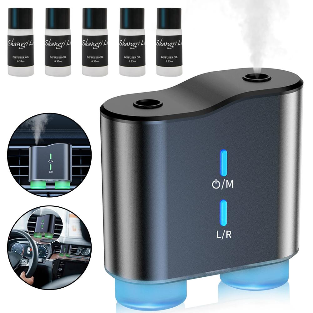 Car Aromatherapy Diffuser Adjustable Intelligent Rechargeable Freshener Air Diffuser Fragrance Accessories Car Interior P8V5