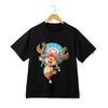 One Piece Chopper Cartoon Casual T-Shirt| Unisex, Black and White