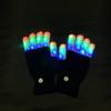 1Pair LED Flashing Magic Gloves Colorful Finger Glowing Glove For Kids Adult LED Colorful Gloves Bar Party Colorful Gloves