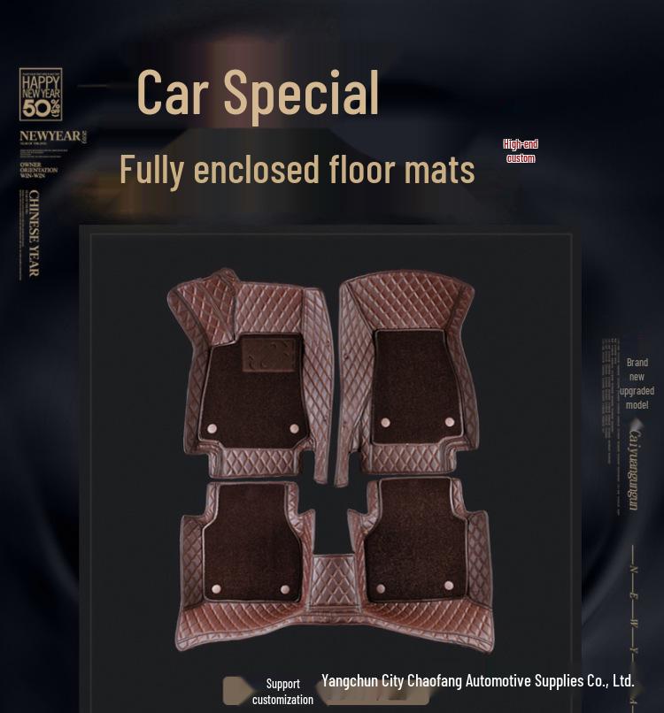 Floor Mats Compatible with Toyota Camry, Corolla, Highlander, Reiz, RAV4, Crown, Levin, and More Models