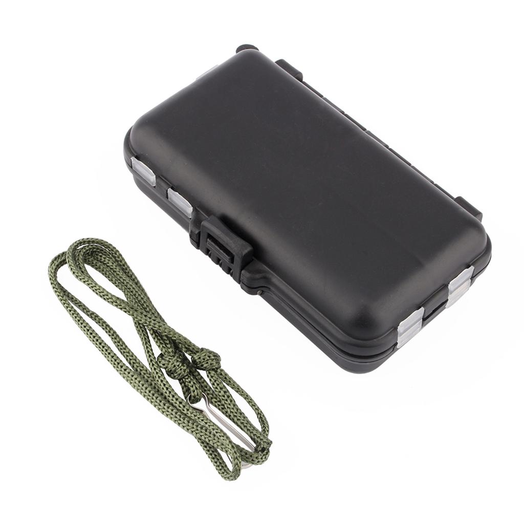 9 Compartments Plastic Box of Rigs Hooks Hooks Baits for Fishing