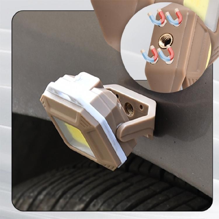 Protable Keychains Lamp Car Repair Torch Magnetic Lamp Outdoors Work Lights Powerful Small Pocket Torch Enduring