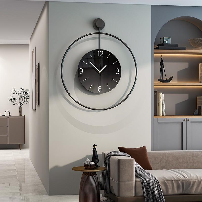 Luxury Silent Wall Clock: Modern, Stylish Timepiece for Living and Dining Rooms