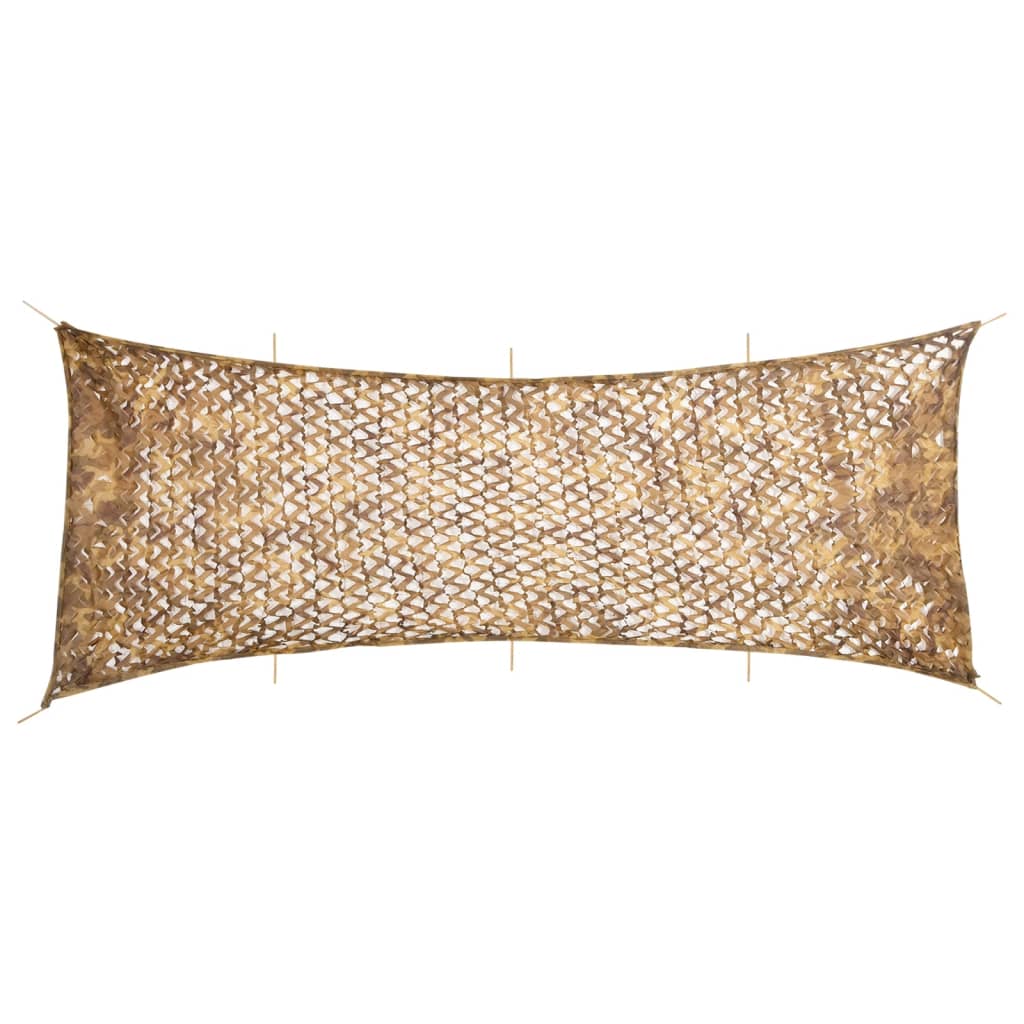 vidaXL Tarnnetz mit Aufbewahrungstasche 833x297 cm Sandfarbe beige