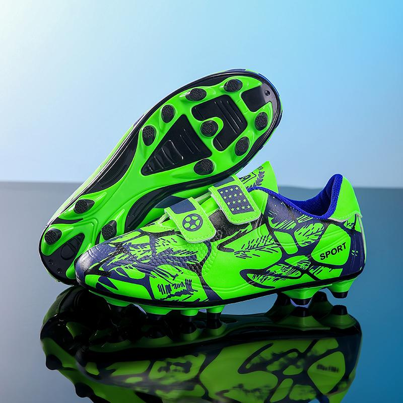 New Men Kids Ultralight Football Boots Cleats Soccer Shoes Professional Non-Slip Match Grass Boys Training Shoes Drop Shipping