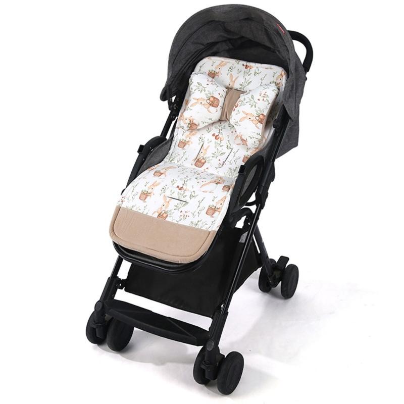 Breathable Pram Seat Pad Mattress Toddlers Newborns Strollers Seat Liner Strollers Pad Baby Pushchair Double Sided Cushion