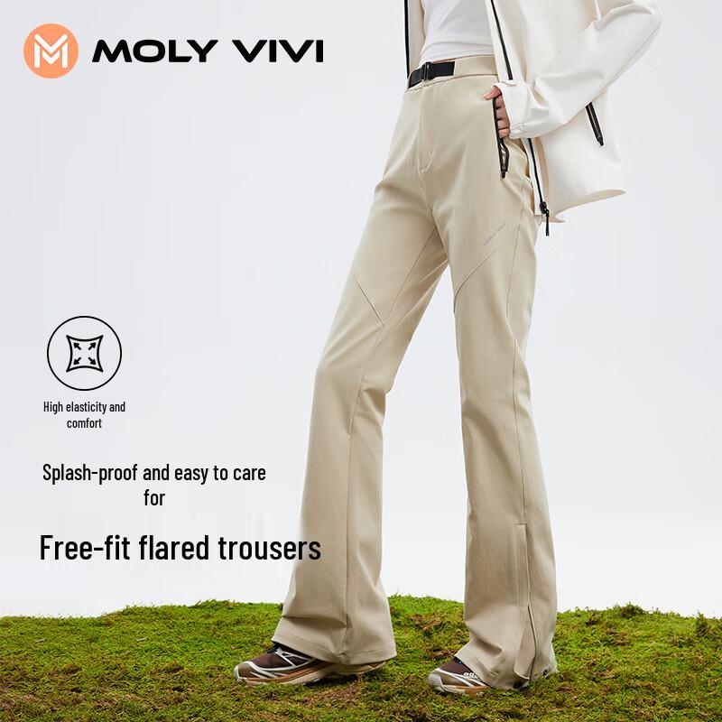 MOLY VIVI Women's Flare Softshell Hiking Pants MLLP25110