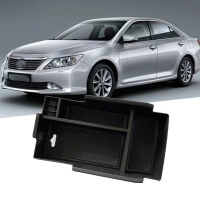 Car Center Console Tray Replacement Central Armrest Storage Box Center Console Storage Holder Organizer for Camry 2012-2017