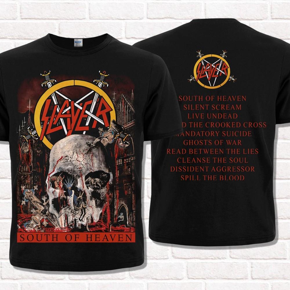 

Slayer black T-Shirt, South of Heaven (1988). Thrash Metal. Heavy Metal. XL