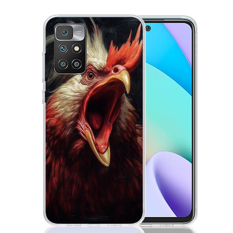 Chicken Hen Rooster For Xiaomi Redmi 13C 13 12C 12 14C Phone Case 10 10A 10C 9 9A 9C 9T 8A 8 7A 7 6A 6 Pro K70 K60 K40 K20 S2 10