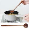 Japanese-Style Tableware Mixing Natural Solid Wood Tea Spoons Wooden Spoon Long Handle Soup Scoops