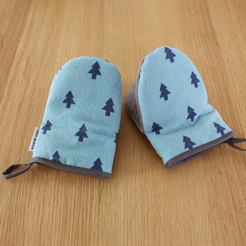 

Mini Tree Kitchen Gloves (Set of 2)_Blue