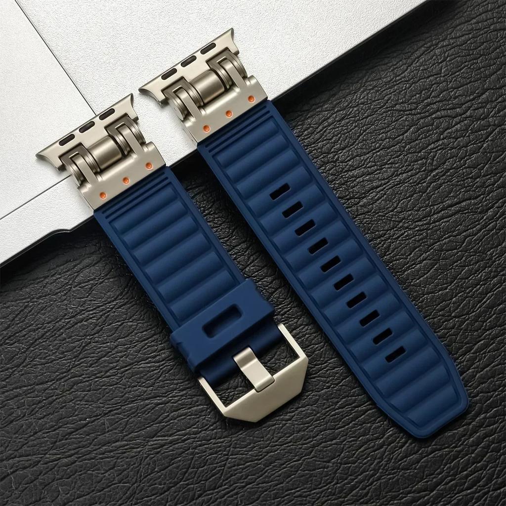 Silicone Band for Apple Watch Ultra3 2 49mm 45mm 44mm 42mm Sports Strap Correas for IWatch Series 11 10 46mm 9 8 7 6 SE Bracelet
