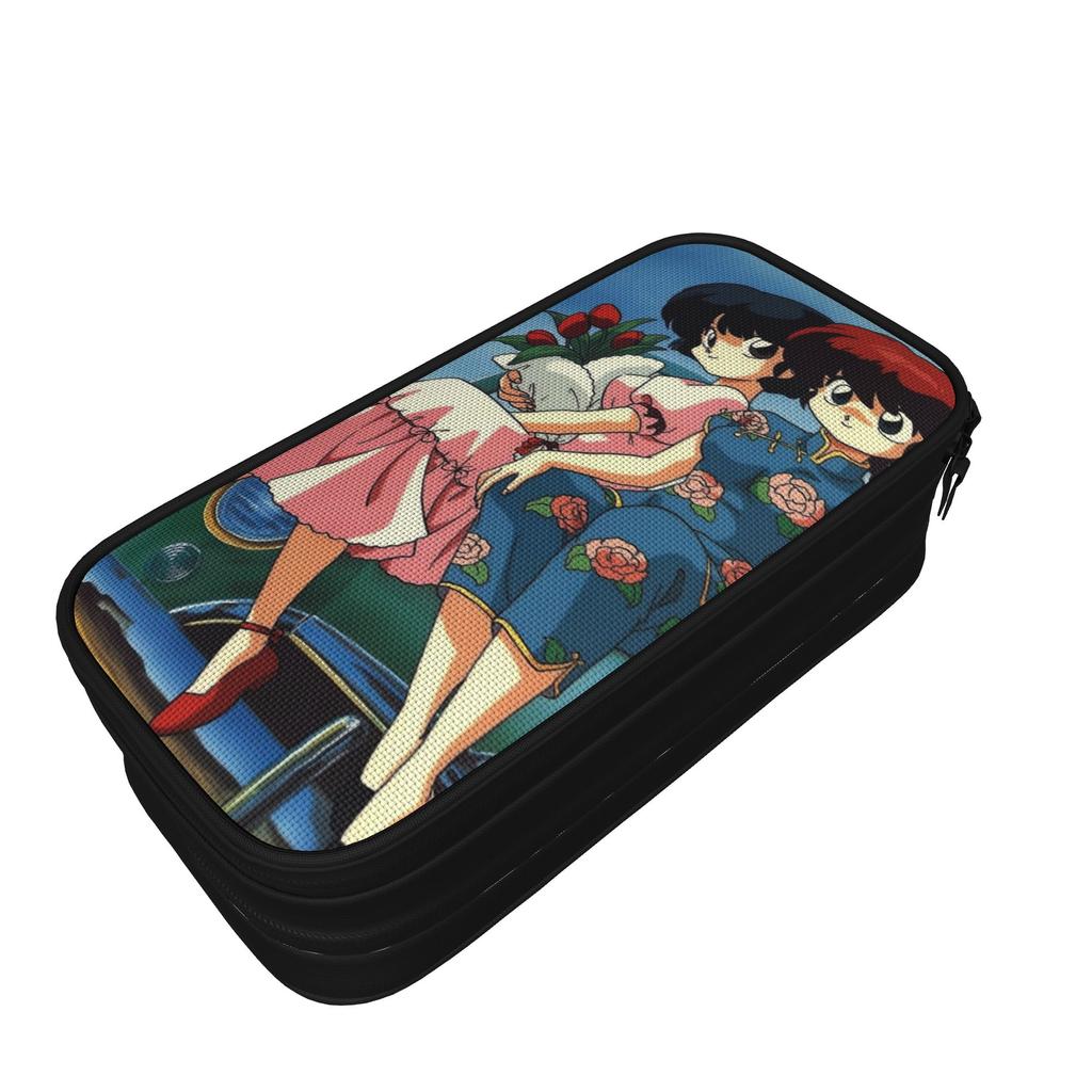 Creative Ranma 1/2 Pencil Case Pencilcases Pen for Student Large Storage Pencil Bags School Supplies Gifts Stationery