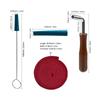 Piano Tuner Tuning Kit for w/ Rubber Mutes Tuning Wrench Set 8PCS for Professional Sparetime Hobbyist DIY Piano Tuning T