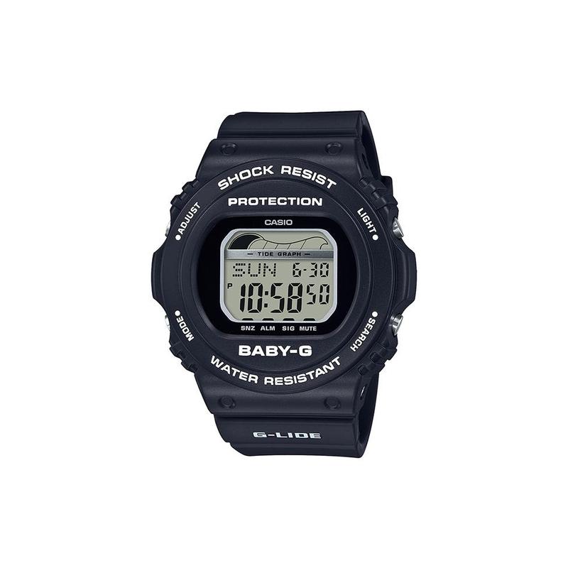 

Casio BABY-G Sports Fashion Waterproof Quartz Movement Resin Strap Japanese and Korean Watch Women s Watch Black Dial BLX-570-1 чорний