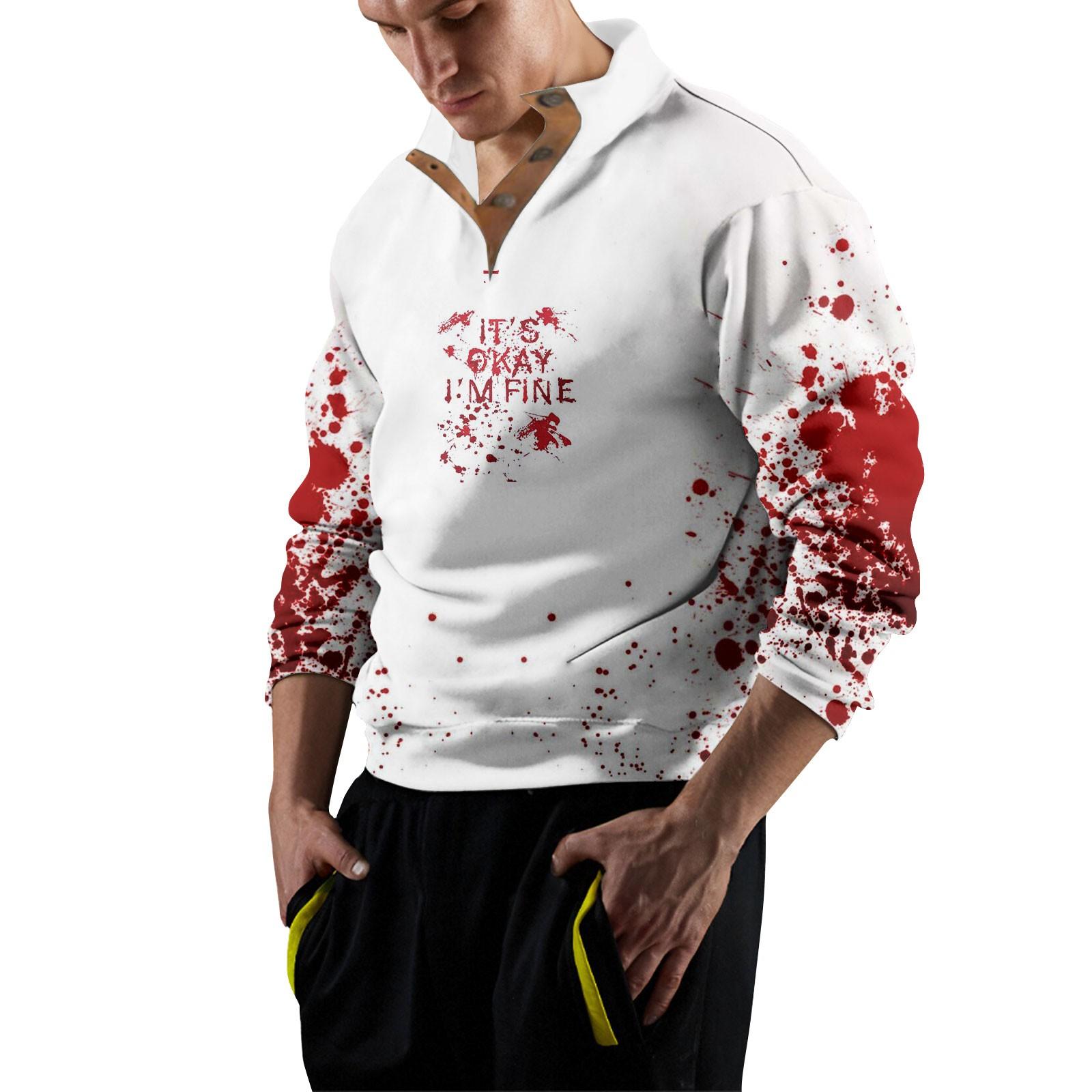 

Весенне-осенняя мужская толстовка с воротником-стойкой на открытом воздухе, повседневные свитера, топы XXL белый