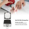 Nail Art Display Nail Drill Bits Container 25 Holes Nail Grinding Bits Organizer  Manicure Salon