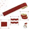 Elegant 2 Meter Colorful Glitter Ribbon For Indoor Christmas Tree And Holiday Decor