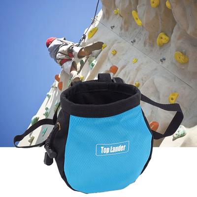 Rock Climbing Chalk Bag Talcum Powder Bag Weightlifting Pouch Adjustable Drawstring Chalk Bag Nonslip Magnesia Pouch